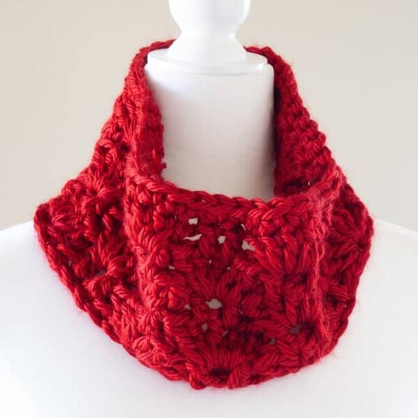 Berry Red Cowl