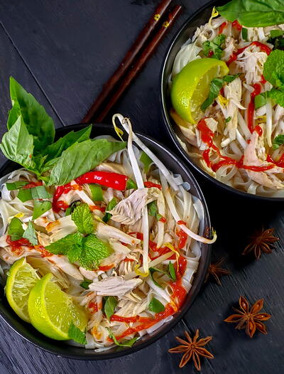 Vietnamese Pho Ga Recipe (chicken Pho) In The Slow Cooker