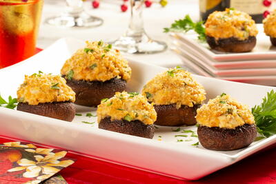 Secret Ingredient Stuffed Mushrooms