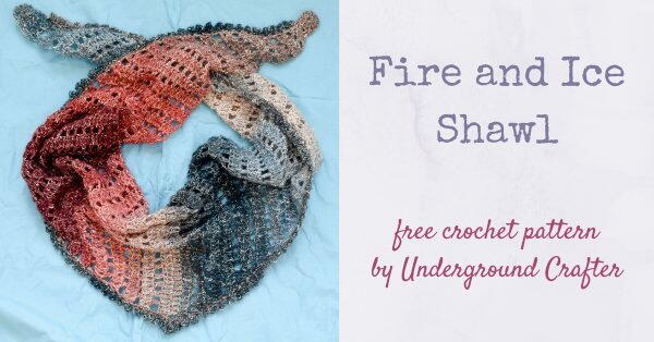 Fire and Ice Shawl