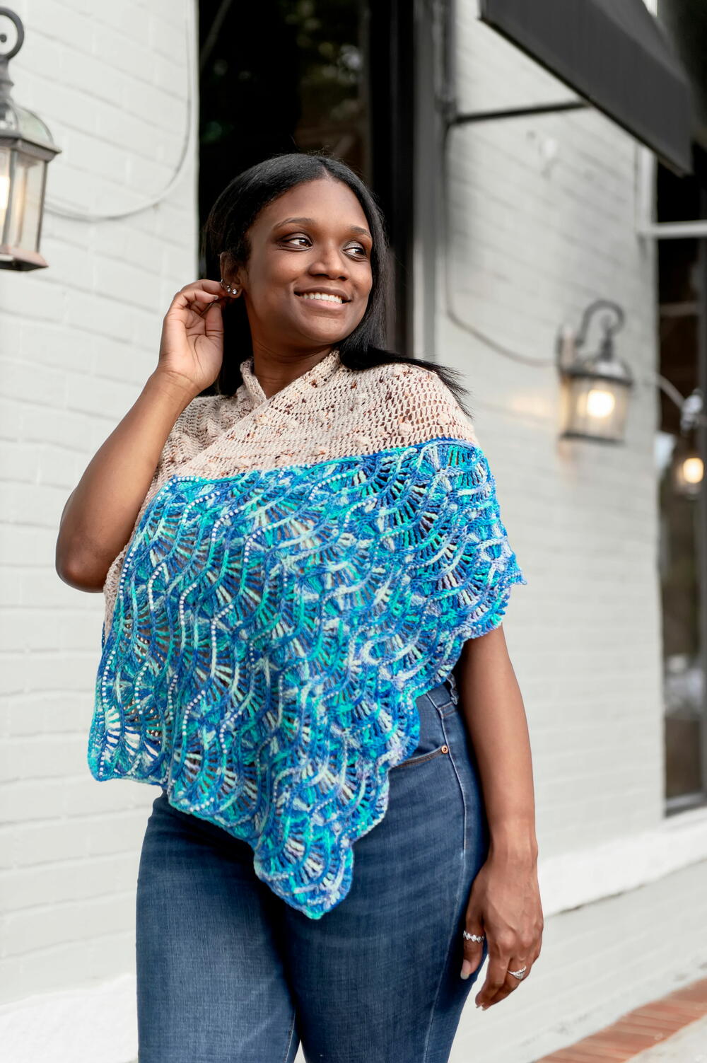 Sand To Sea Shawl | FaveCrafts.com