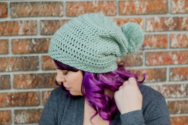 Easy Crochet Slouchy Beanie Pattern AllFreeCrochet