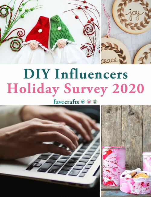 DIY Influencers Holiday 2020 Survey Image Collage