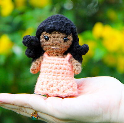 Eman The Mini Crochet Doll | Kozu Palm Pals