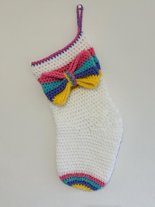 2020 Rainbow Christmas Stocking 