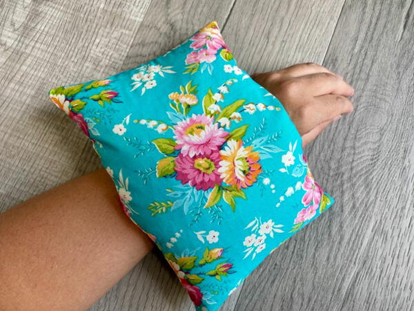 Homemade Heating Pad With Rice