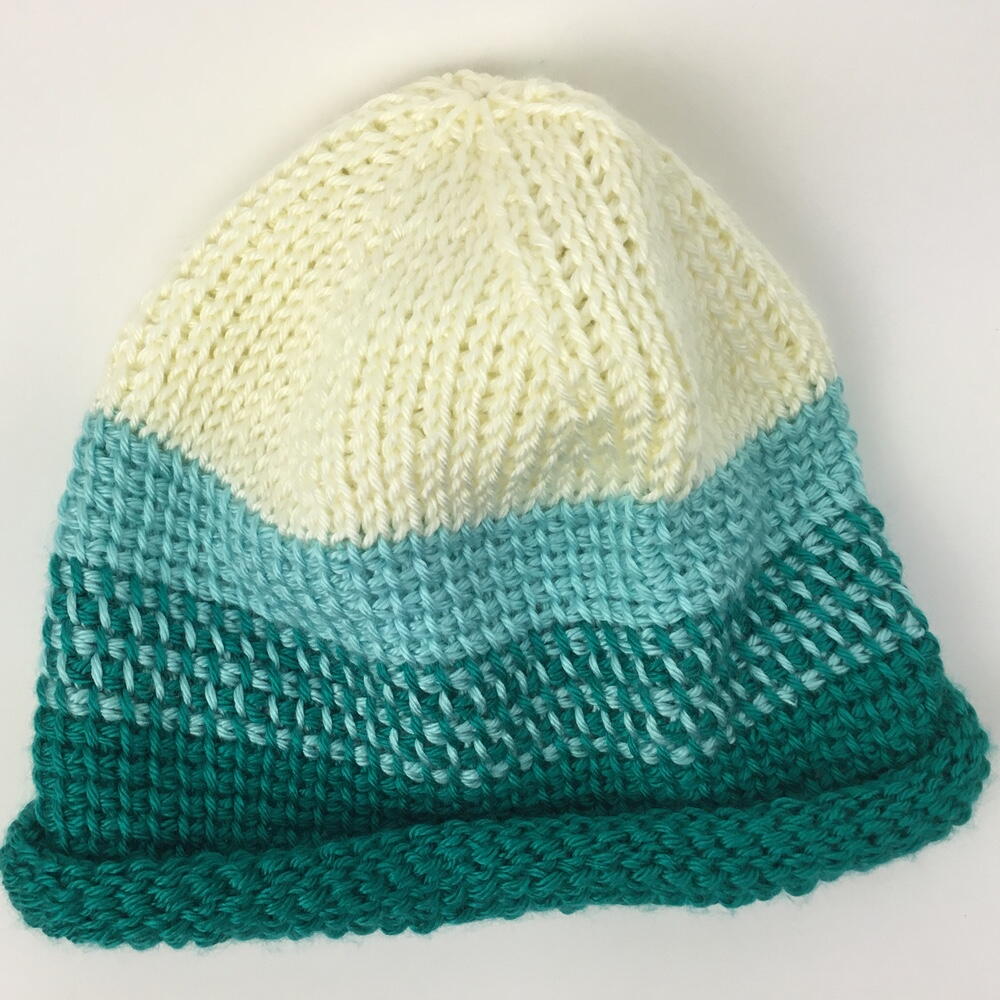 Roll Brim Tunisian Toque | FaveCrafts.com