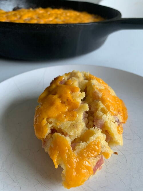 Cheesy Ham And Corn Casserole