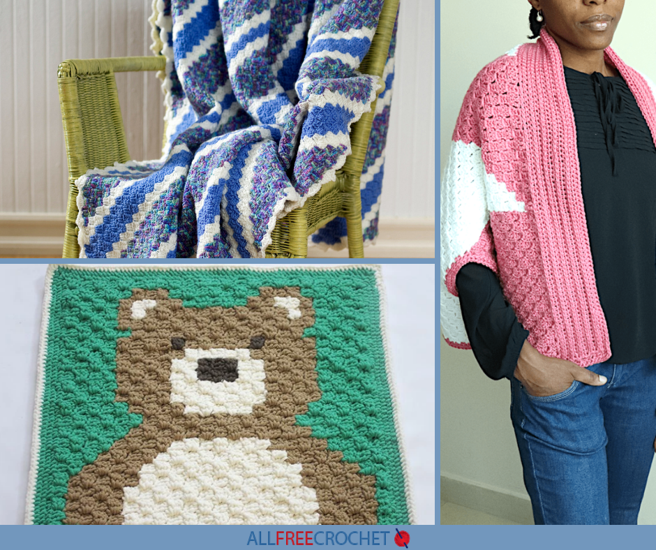 50 Free Corner to Corner Crochet Patterns