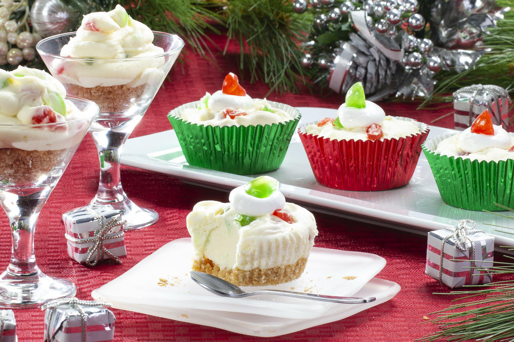 Mini White Chocolate Mousse Cups