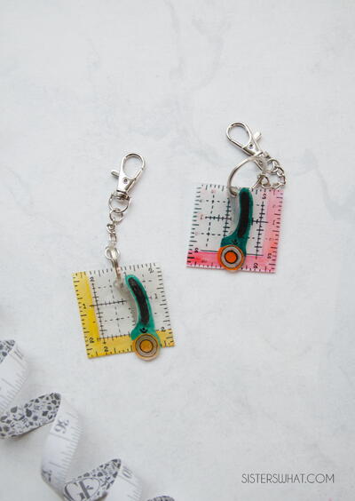 Quilting Tools Keychain