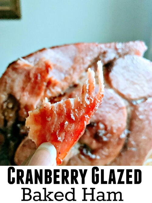 Cranberry Glazed Baked Ham