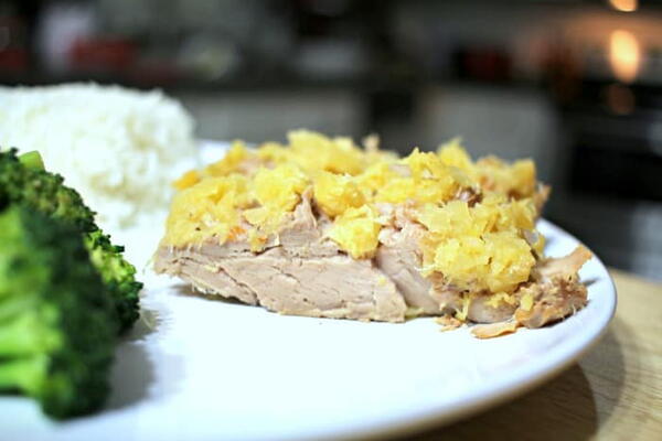 Slow Cooker Pineapple Pork Tenderloin