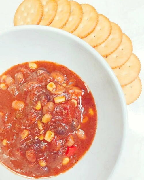 Slow Cooker Vegan Mexican Soup