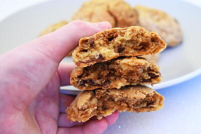 Biscoff Swirled Cookies