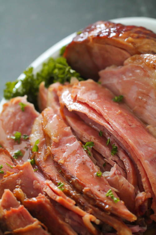 Slow Cooker Honey Baked Ham | AllFreeSlowCookerRecipes.com