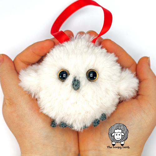 Baby Owl Crochet Tree Ornament