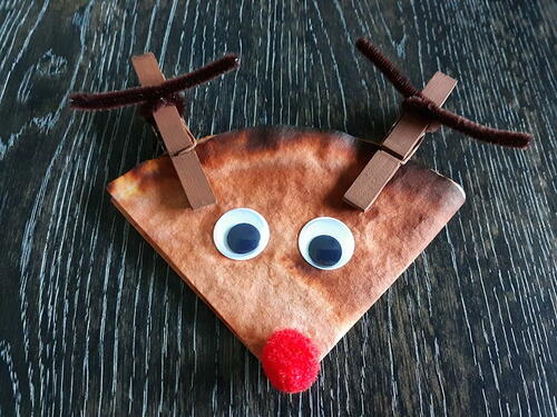 Coffee Filter Reindeer Christmas Craft