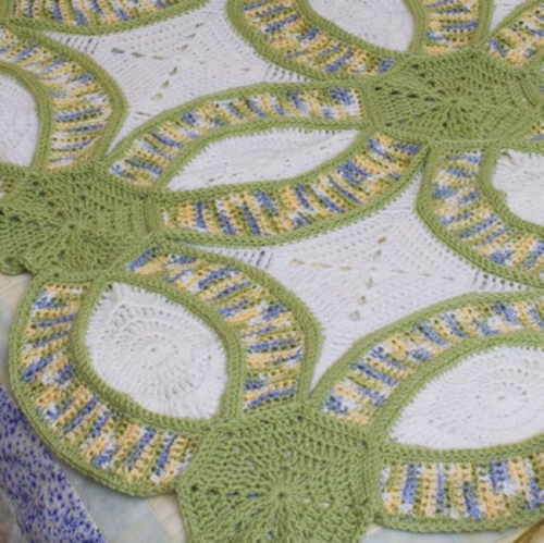 Crochet wedding 2025 ring blanket