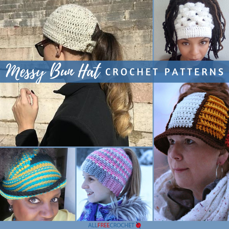 21 Crochet Slouchy Beanie Patterns | AllFreeCrochet.com