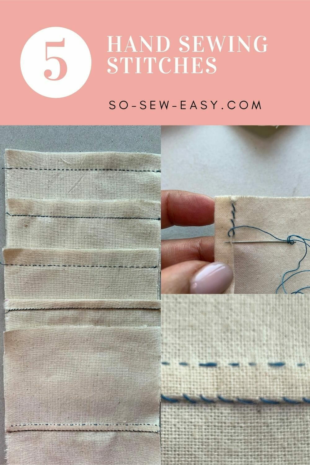 Hand-sewing Stitches For Making Clothes By Hand | FaveCrafts.com