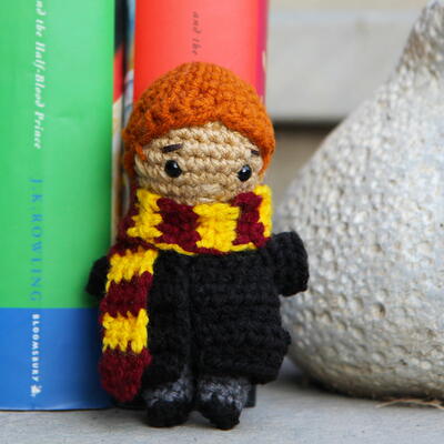 Ron Weasley Mini Crochet Doll | Kozu Palm Pals