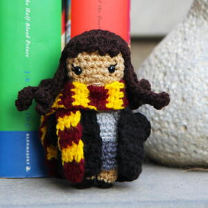 Hermione Granger Mini Crochet Doll | Kozu Palm Pals