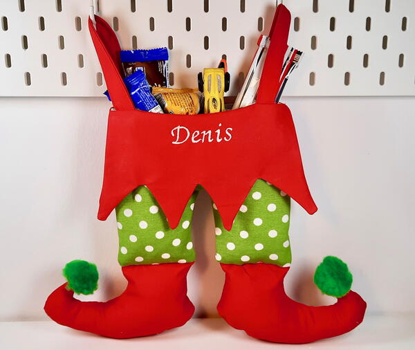 Cute Elf Stocking | AllFreeSewing.com cute-elf-stocking-allfreesewing-com