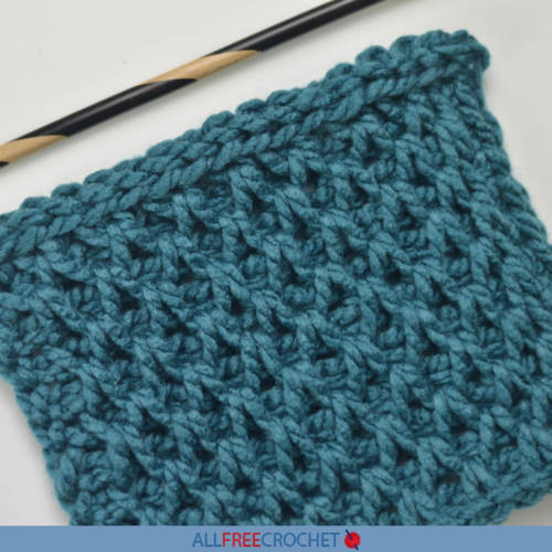 How to Make the Tunisian Crochet Honeycomb Stitch Tutorial