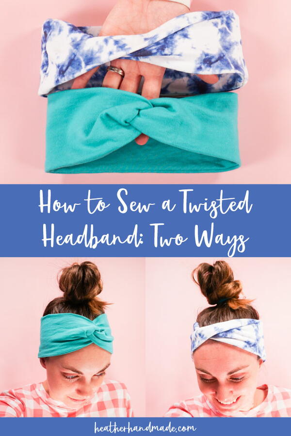 How To Sew A Twisted Headband: Two Ways