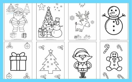 Free Christmas Colouring Pages