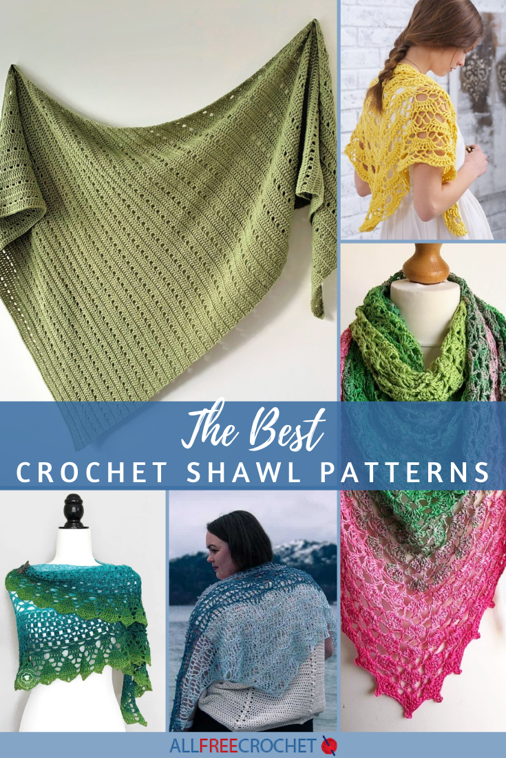 Crochet Wrap Evening Triangle Shawl Pattern /Lace Pattern/Shawl Scarf Wrap- PDF Download