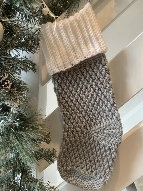 Alpine Christmas Stocking Crochet Pattern