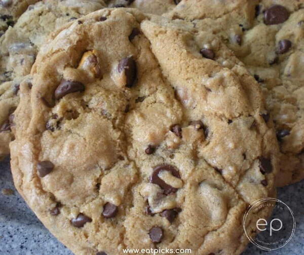 The Best Monster Chocolate Chip Cookies