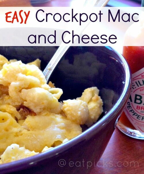 Easy Slow Cooker Mac And Cheese Recipe