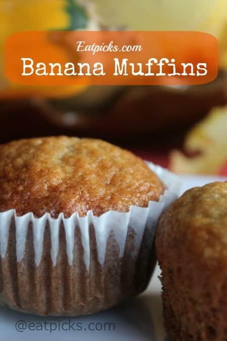 Homemade Banana Muffins