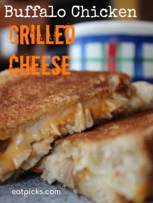 Buffalo Chicken Grilled Cheese