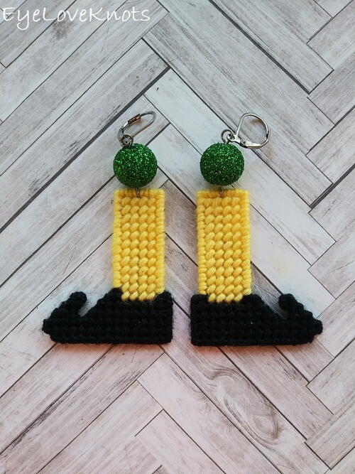 Elf Leg Earrings