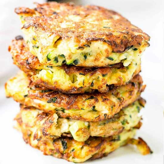 Zucchini Feta Fritters