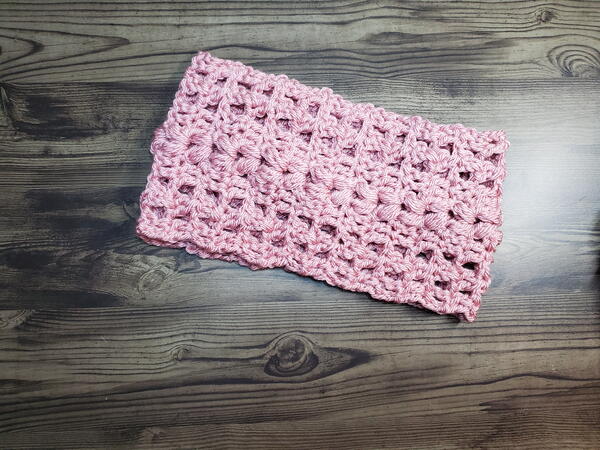 Hearts And Kisses Crochet Headband Ear Warmer