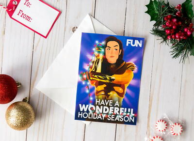 Printable Pop Culture Christmas/holiday Cards
