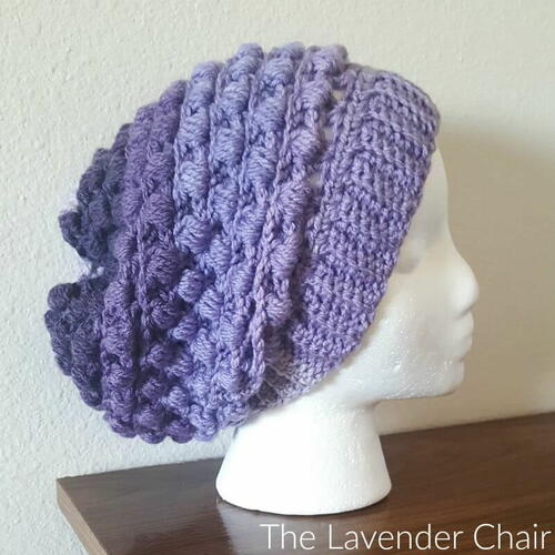 Reversible Lily's Slouchy Beanie | AllFreeCrochet.com