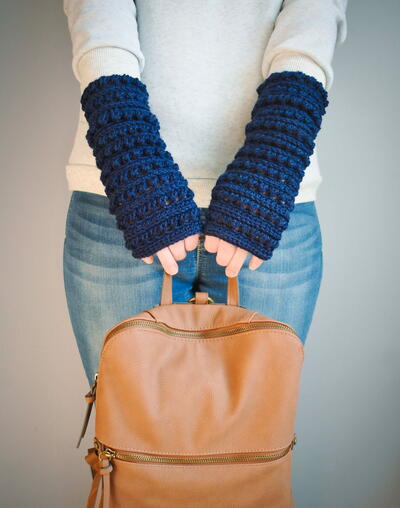 Mattina Crochet Fingerless Gloves