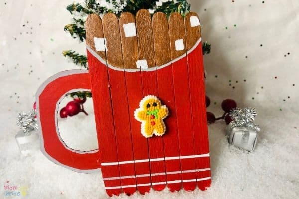 Popsicle Stick Hot Cocoa Mug Craft