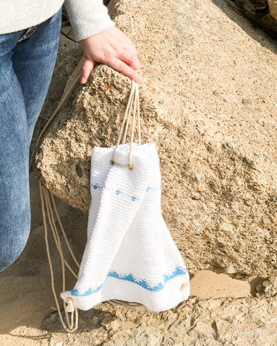Reef Crochet Drawstring Bag Pattern 2.0
