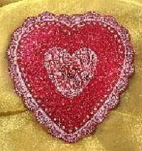 Glitter Lace Heart Box