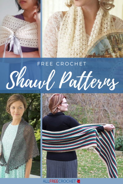 30 Free Crochet Shawl Patterns