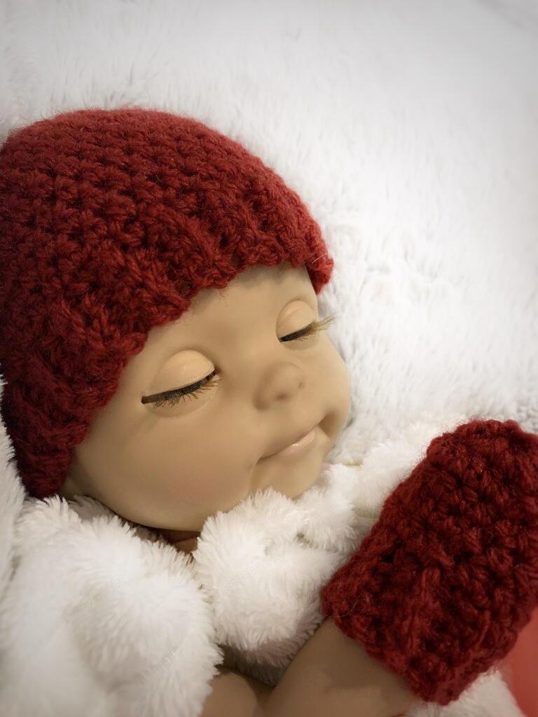 Crochet discount beanie doll