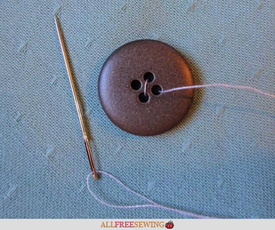 How to Sew a 4Hole Button