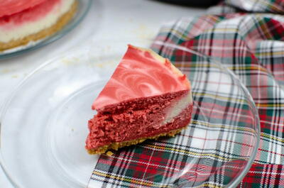 Instant Pot Red Velvet Swirl Cheesecake